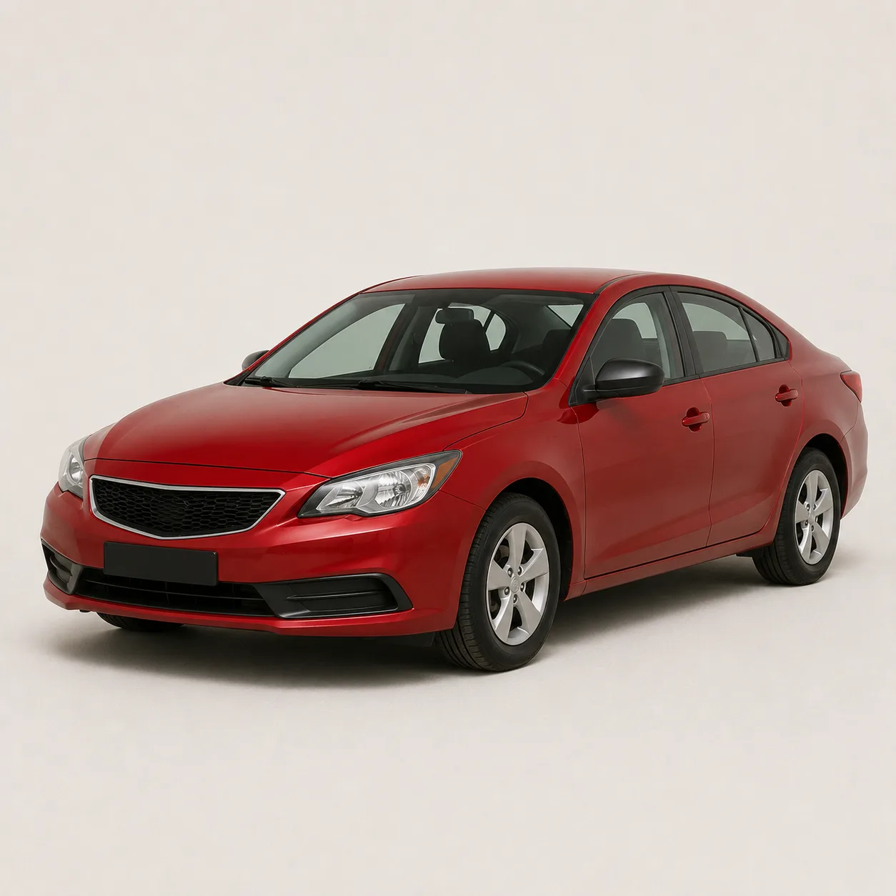 A red Kia Cerato that, on evidence at the Madlanga Commission, a suspect allegedly drove to the Aeroton scene to help load offloaded cocaine during the theft attempt.
