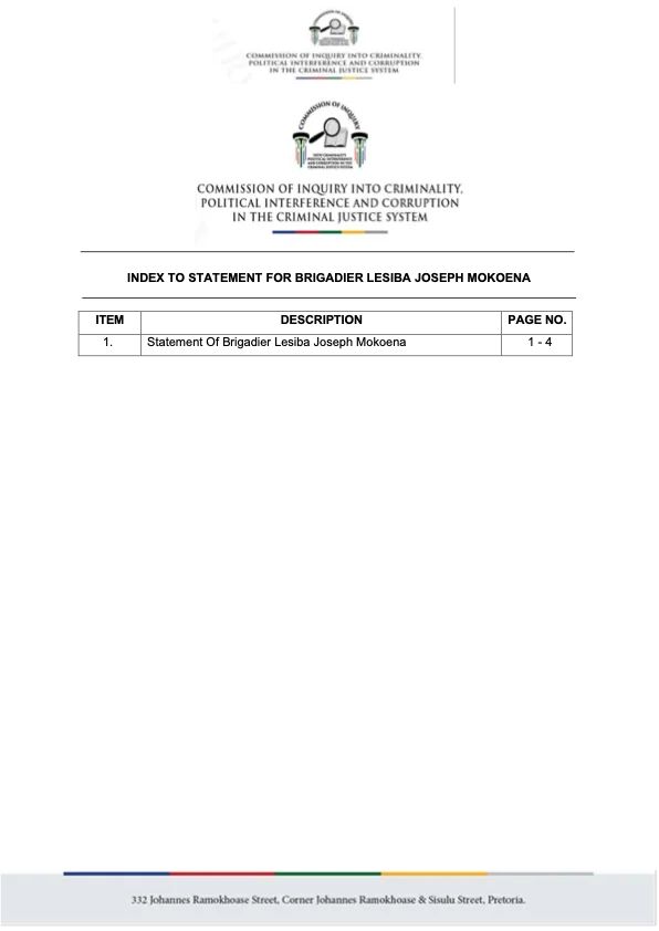 Commission sitting - Day 22 of the Madlanga Commission of Inquiry, 29 October 2025